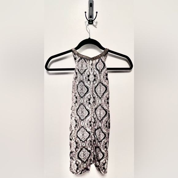 Joie Silk Halter Top, Black & White Print🖤🤍 (Size: M) **NEW WITHOUT TAGS!!🎁** - Picture 2 of 14